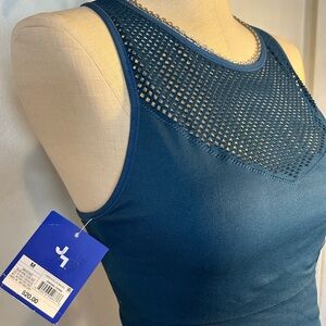 JoyLab Women's Blue Mesh Tank Top